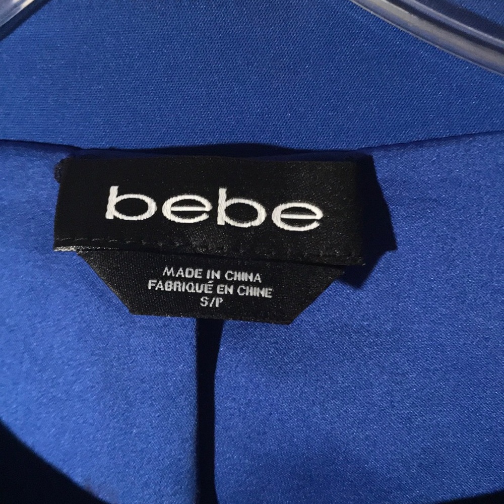 Bebe Crop Jacket Small Lined - image 2